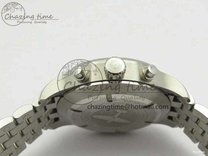 MIROTIME 0824 Stretchable Pilot Chrono 2016 IW377719 ZF 1:1 Best Edition Gray Dial on SS Bracelet A 7135